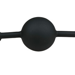 EasyToys Fetish Collection Baillon flexible avec boule silicone Noir